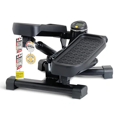 Abbildung von SportPlus Heimtrainer SP MSP 005 B, 2in1 Mini Stepper, Crosstrainer mit patentierter Umschalttechnik
