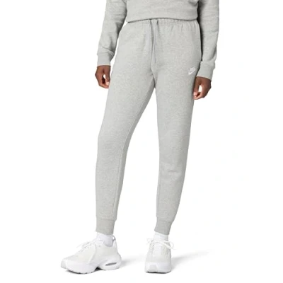 Abbildung von Nike Sportswear CLUB PANT Jogginghose, Damen, Größe: XXL Short, Grey heather/white