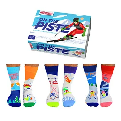 Abbildung von United Oddsocks Freizeitsocken On the Piste Ski Socken in 39 46 im 6er Set