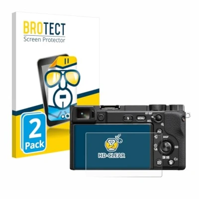 Abbildung von BROTECT (2 Stück Schutzfolie für Sony Alpha 6400 Displayschutz Folie Ultra Klar