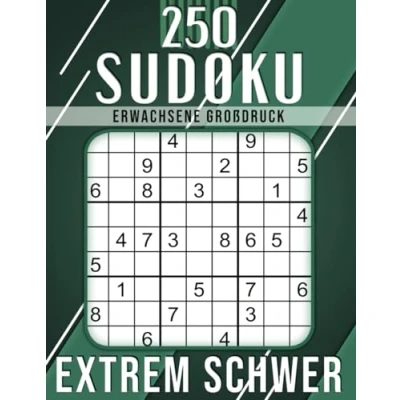 Abbildung von 250 Sudoku Erwachsene Großdruck Extrem Schwer: mit Lösungen.