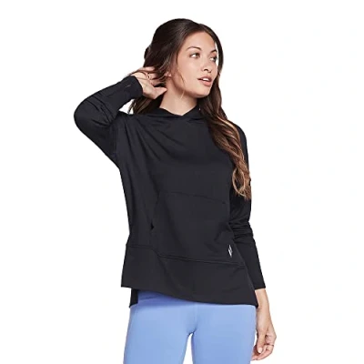 Abbildung von Skechers Skechluxe Restful WHD78 Kapuzenpullover, Damen, Größe: 3XL, Blk black