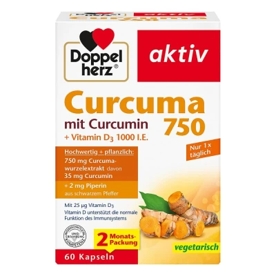 Abbildung von Doppelherz Curcuma 750 Kapseln