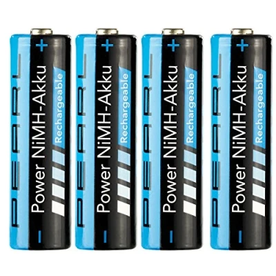 Abbildung von PEARL Accu AA: 4er Set NiMH Akkus Typ AA Mignon, 2.700 mAh (AA Accus, Akku AA, Batterien Rechargeable)