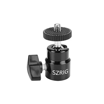 Abbildung von SZRIG 1/4&quot; 20 Mini Kugelkopf Für DSLR Kamera Monitor Foto Studio Zubehö