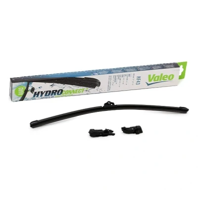 Abbildung von Scheibenwischer Valeo Hydroconnect 578503 430mm vorne Rahmenlos Hakenbefestigung, Top Lock PEUGEOT: 207 SW, CC, SEAT: IBIZA 5, Arona
