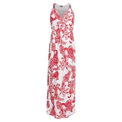 Abbildung von Lascana Kleid Spirale LANG Strandaccessoire, Damen, Größe: 46, Rot