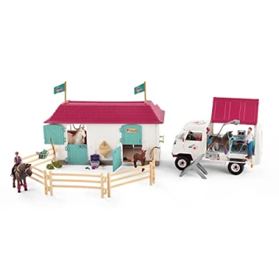 Abbildung von Schleich® Spielwelt Schleich 72147 Horse Club Tierarztbesuch im Stall