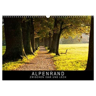 Abbildung von Alpenrand zwischen Isar und Lech (Wandkalender 2025 DIN A3 quer), CALVENDO Monatskalender