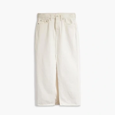 Abbildung von Levi&#039;s Ankle Column Skirt Jeansrock, Damen, Größe: 26, Snowing in la
