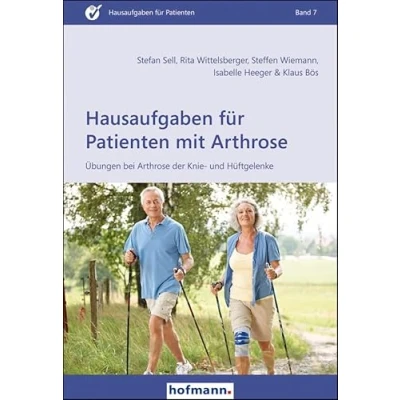 Abbildung von Hausaufgaben für Patienten mit Arthrose: Übungen bei Arthrose der Knie und Hüftgelenke