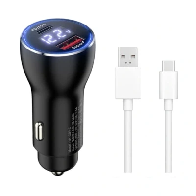 Abbildung von 100W SUPERVOOC Charge Autoladegerät USB C Ladekabel Kfz Schnellladegerät Adapter für Oppo Find X7 Ultra X6 Pro X5 X4 X3 X2 Reno 11 10 9 8 SUPERDARTCHARGE Realme GT2 GT Master Neo 3 2