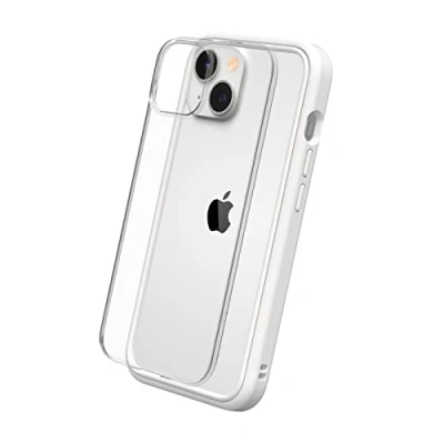 Abbildung von RhinoShield Modulares Case kompatibel mit [iPhone 14] Mod NX Anpassbare &amp; stoßdämpfende Schutzhülle im schlanken Design 3.5 Meter Fallschutz Weiß