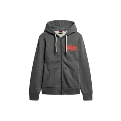 Abbildung von Superdry Graphic Sweatjacke, Herren, Größe: Medium, Grau