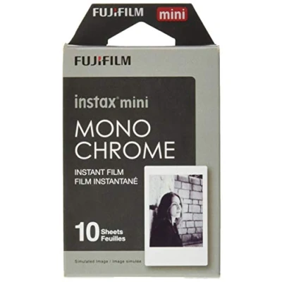 Abbildung von Fujifilm 2X Instax Mini Monochrome Sofortbildfilm, 10er Pack, Schwarz/Weiß (16531960 2)