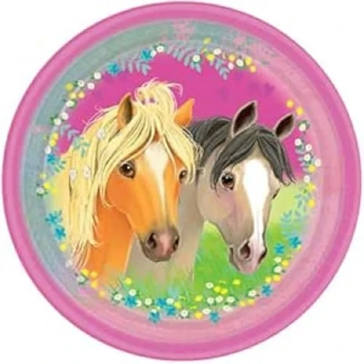 Abbildung von Zeichen hübsches Pony 23cm 8 Stücke