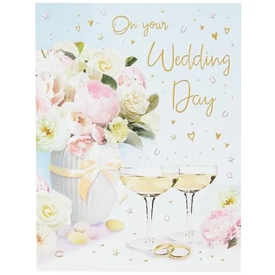 Abbildung von Piccadilly Greetings Anlass Karte Hochzeit 20,3 x 15,2 cm Regal Publishing, C80628