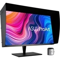 Abbildung von ASUS ProArt PA32UCX PK 32 Zoll 4K UHD 16:9, IPS, 3840x2160, MiniLED, Local Dimming, Calman, 10 bit, DisplayHDR 1000 ergonomisch, Pivot, X rite i1 DP, HDMI, Thunderbold, 65W USB C, Hub
