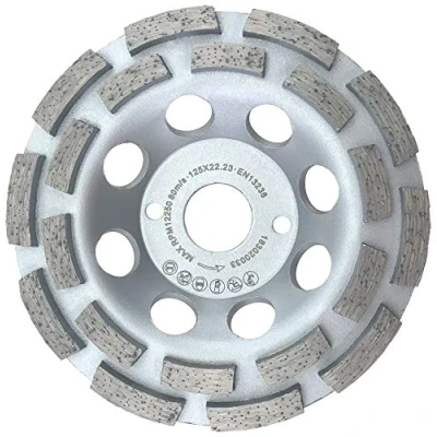 Abbildung von PRODIAMANT Premium Diamant Schleiftopf 125mm Beton universal 125 mm x 22,2 Schleifscheibe doppelreihig