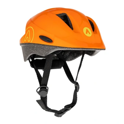 Abbildung von ATTABO Fahrradhelm Kinder Scharnier Größe S Orange Kinderfahrradhelm mit In Mold Infusion Technologie 6 Lüftungslöchern Drehknopf für die Helmeinstellung Langlebiges PC Material