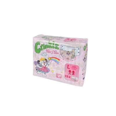 Abbildung von Crinklz Windeln Fairy Tale L (110 150 cm) (15 St., mit Folie Märchenmotiv)