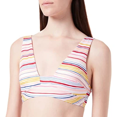 Abbildung von sloggi shore Damen Candy Basslet Top Bikini Oberteil, Blue Light Combination, XL