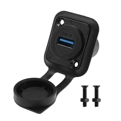 Abbildung von Create idea USB 3.0 Anschlussbuchse für Schalttafeleinbau Buchse auf Koppler Adapter Konverter Inline D Typ Durchgangsmodul 5 Gbit/s