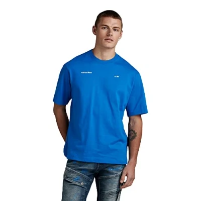 Abbildung von G Star Unisex BOXY Tshirt basic, Größe: Large, Lapis blue