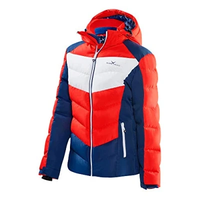Abbildung von Black Crevice Damen Skijacke, rot/blau/weiß, 44