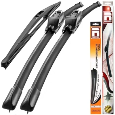 Abbildung von Recambo SCHEIBENWISCHER VORNE + HINTEN kompatibel für OPEL VIVARO B ab BJ 2014&gt; (3er Set: 650mm / 475mm 400mm)
