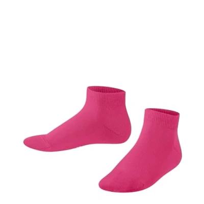 Abbildung von FALKE Unisex Kinder Sneakersocken Family K SN nachhaltige biologische Baumwolle kurz einfarbig 1 Paar, Lila (Fuchsia 8856) neu umweltfreundlich, 27 30
