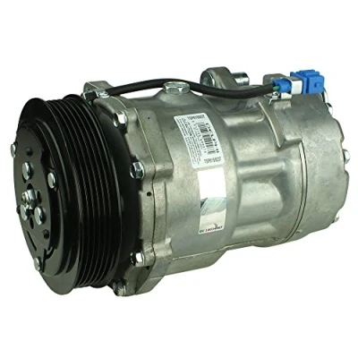 Abbildung von DELPHI TSP0159237 Kompressor Sanden SD7V16 PAG 46 mit Kompressoröl VOLKSWAGEN: TRANSPORTER 4 Kastenwagen, Bus
