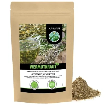 Abbildung von Wermutkraut geschnitten (250g), Wermuttee, Wermut 100% natürlich, Tee ohne Zusätze