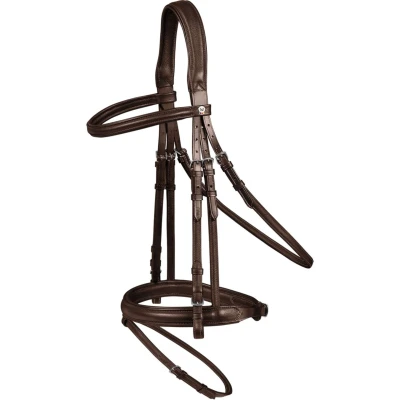 Abbildung von Waldhausen Trense X Line Supersoft Englisch Komb. Braun Pony