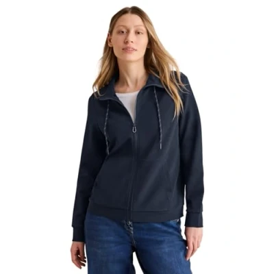 Abbildung von Cecil Sweatjacke, Damen, Größe: Medium, Blau