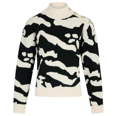 Abbildung von Morgan Damen 242 mfelix Pullover, Beige/Schwarz, Medium