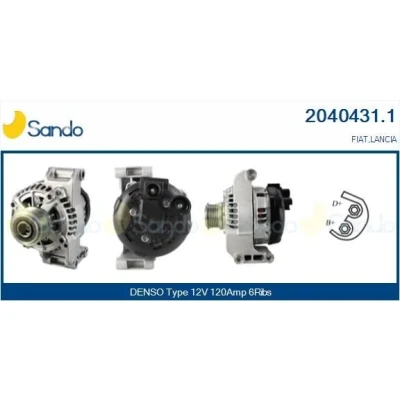 Abbildung von CASCO CAL10243AS Lichtmaschine 12V 90A VOLKSWAGEN: Polo IV Schrägheck, Golf 4 Transporter 5 Kastenwagen, SKODA: Fabia I Schrägheck