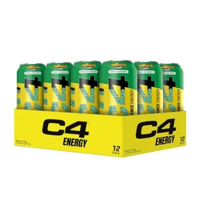 Abbildung von Energiegetränke Packung C4 Energy Drink (12x500ml) Millions Apple