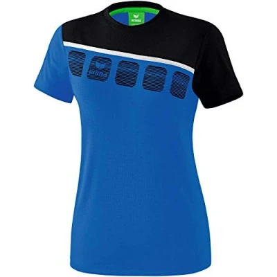 Abbildung von Erima Tshirt print, Damen, Größe: 34, Royal/black