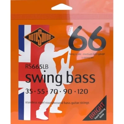 Abbildung von Rotosound Edelstahlsaiten für E Bass, Runddraht, Stärke Medium Light 35 55 70 90 120