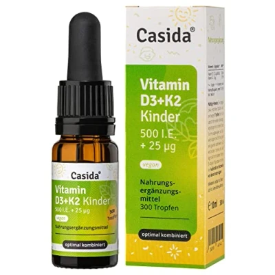 Abbildung von Vitamin D3 K2 Tropfen Kinder vegan 10 ml