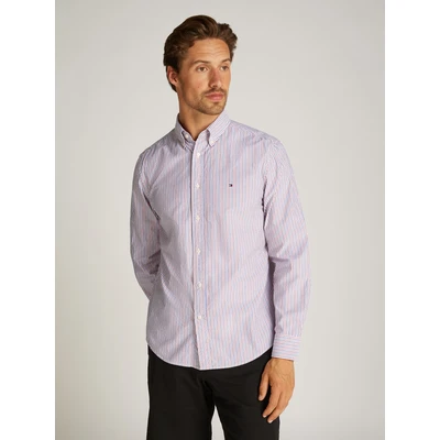 Abbildung von Tommy Hilfiger Classic Hemd, Herren, Größe: Medium, Regatta red multi