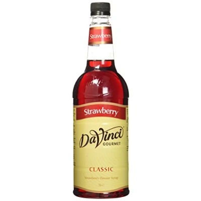 Abbildung von DaVinci Gourmet Classic Strawberry Syrup Pet, 1er Pack (1 x 1 l)