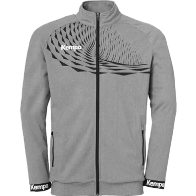 Abbildung von Kempa Wave 26 Poly Jacket Herren Jungen Sport Fußball Trainingsjacke Sweatshirt Jacke Sweatjacke elastisches Trainings mit Reißverschluss Taschen, 152