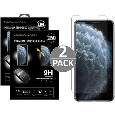 Abbildung von cofi1453 2X Schutzfolie Schutzglas Verbundglas Displayfolie Displayglas Glas Folie 9H kompatibel mit Samsung Galaxy A40