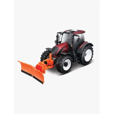 Abbildung von Bburago 1:32 Valtra Farm Traktor N174 mit Schneepflug