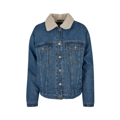 Abbildung von Urban Classics Jeansjacke, Damen, Größe: 3XL, Clearblue washed