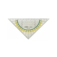 Abbildung von 10 x Linex Geometrie Dreieck Super 16 cm transparent rutschfest