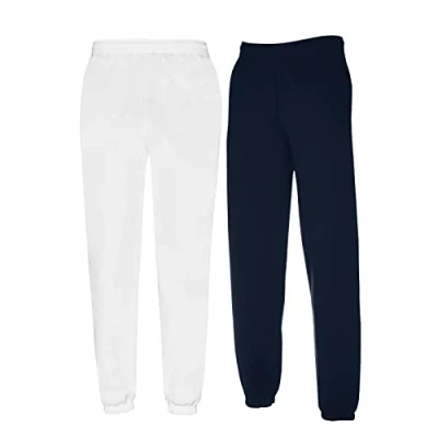 Abbildung von Fruit of The LoomHerren Hose, 1x Deep Navy + Weiss elastisch 1 HL Kauf Notizblock, XL