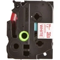 Abbildung von Brother TZe 262 (36 mm) Rot bis weiß Tape